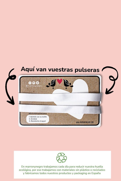 Pack 2 Pulseras Te quiero mucho como la trucha al trucho