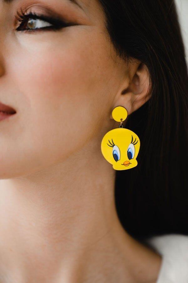 Pendientes Metacrilato Piolin y Silvestre