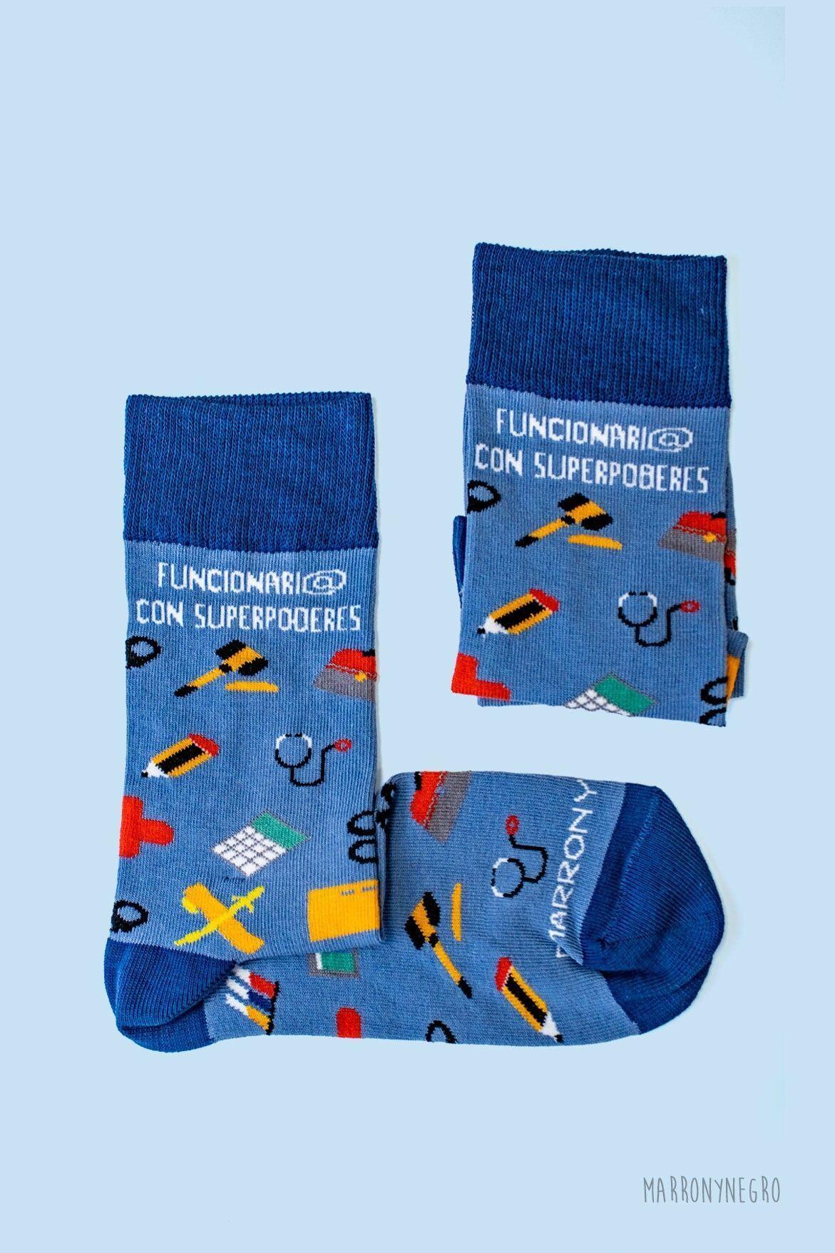 Calcetines Funcionario con superpoderes