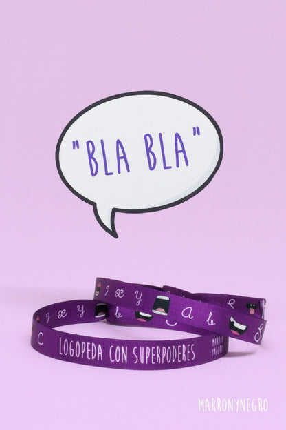 Pulsera Logopeda con superpoderes