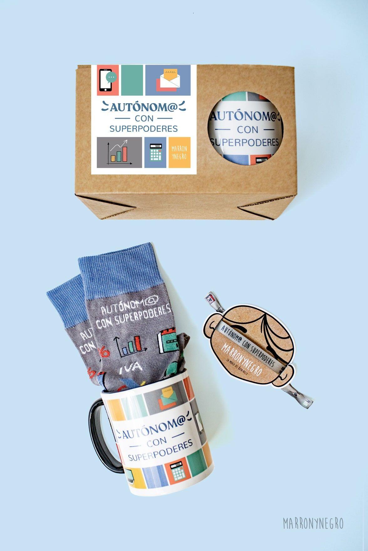 Pack taza Autónomo con superpoderes