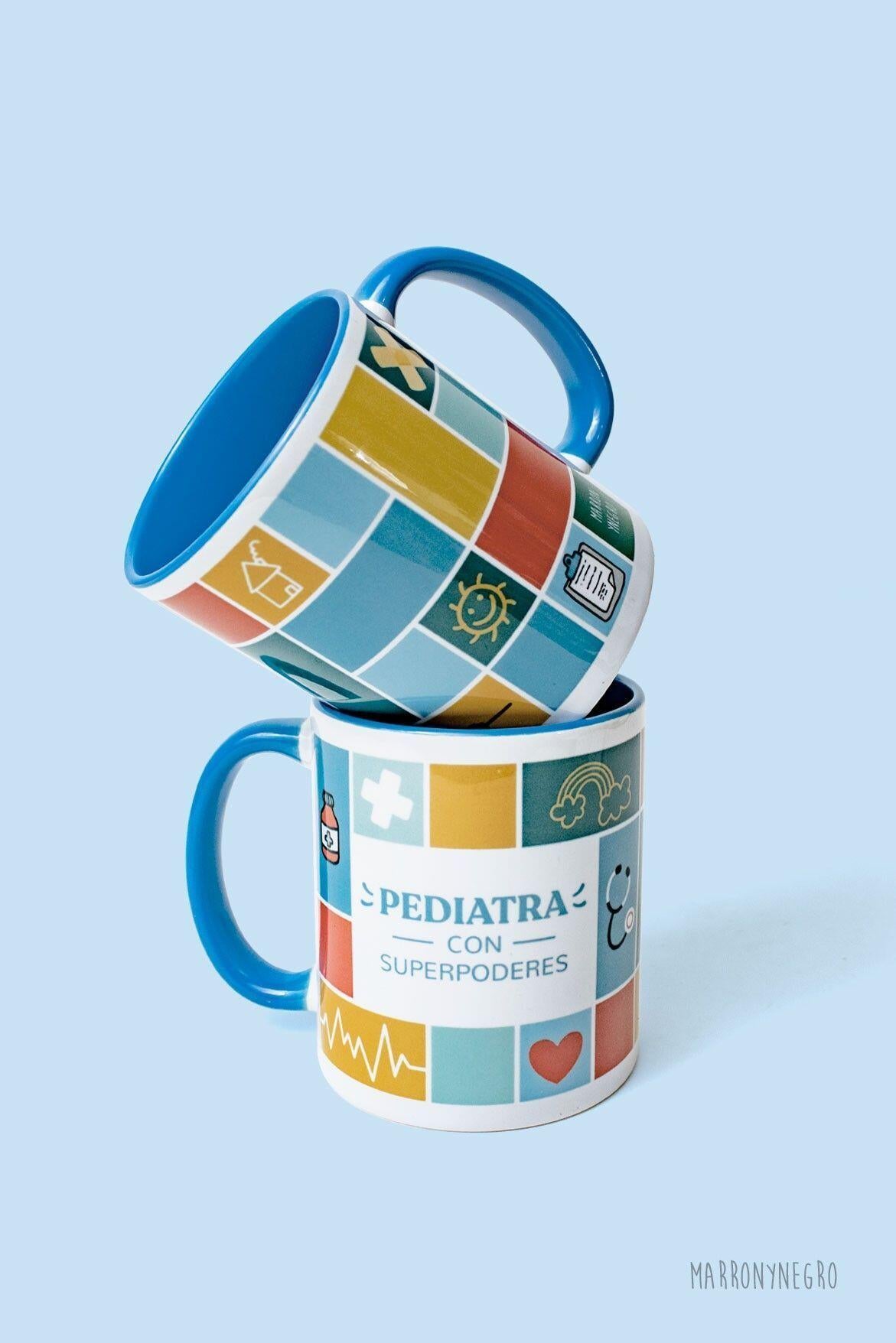 Taza Pediatra con Superpoderes