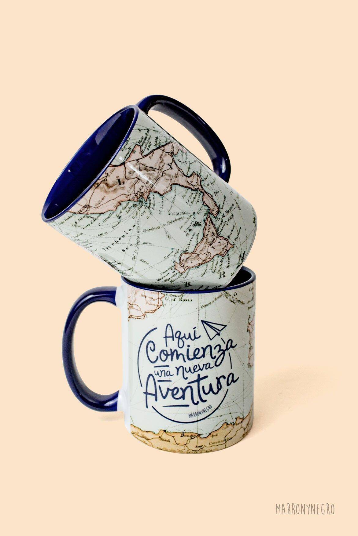 Taza Aquí comienza una nueva aventura