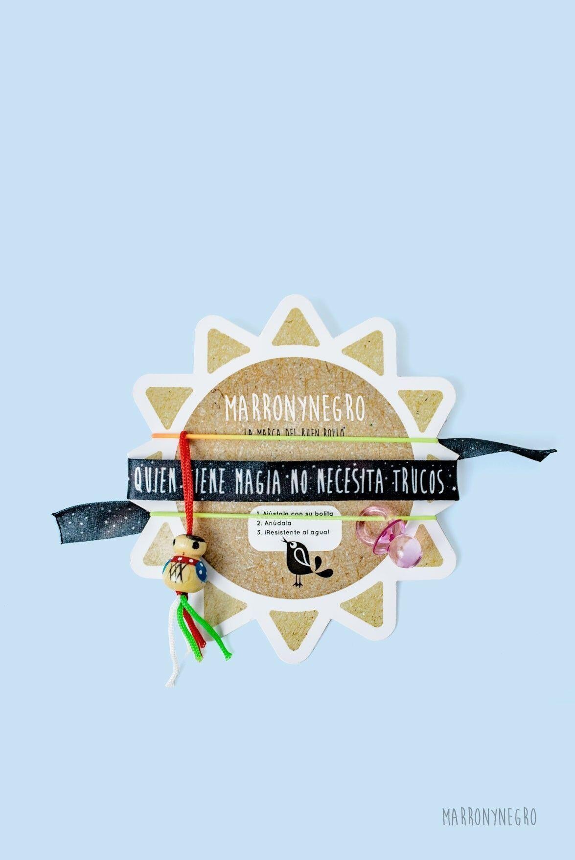 Pack 3 Pulseras de la Suerte Quien Tiene Magia No Necesita Trucos