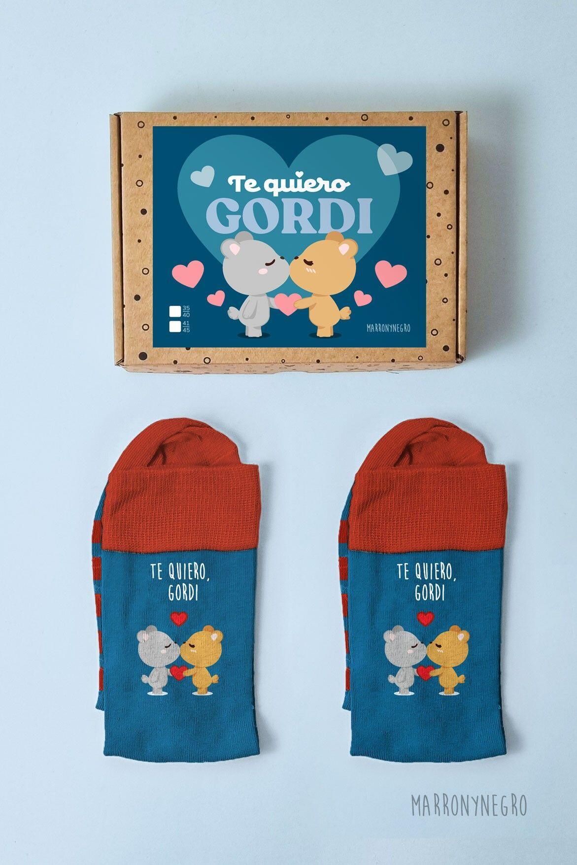 Pack 2 Calcetines Te Quiero Gordi