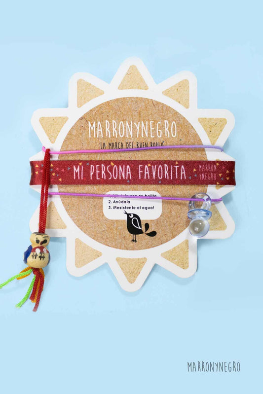 Pack 3 Pulseras de la Suerte Mi persona favorita