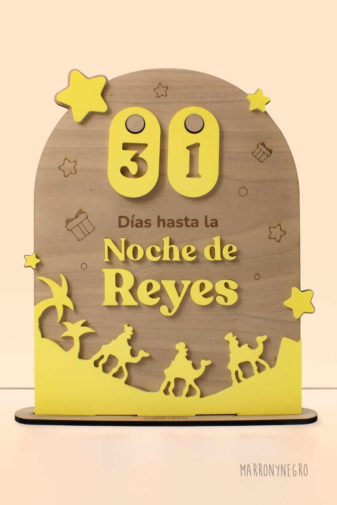 Cuenta Atrás Noche de Reyes en Metacrilato