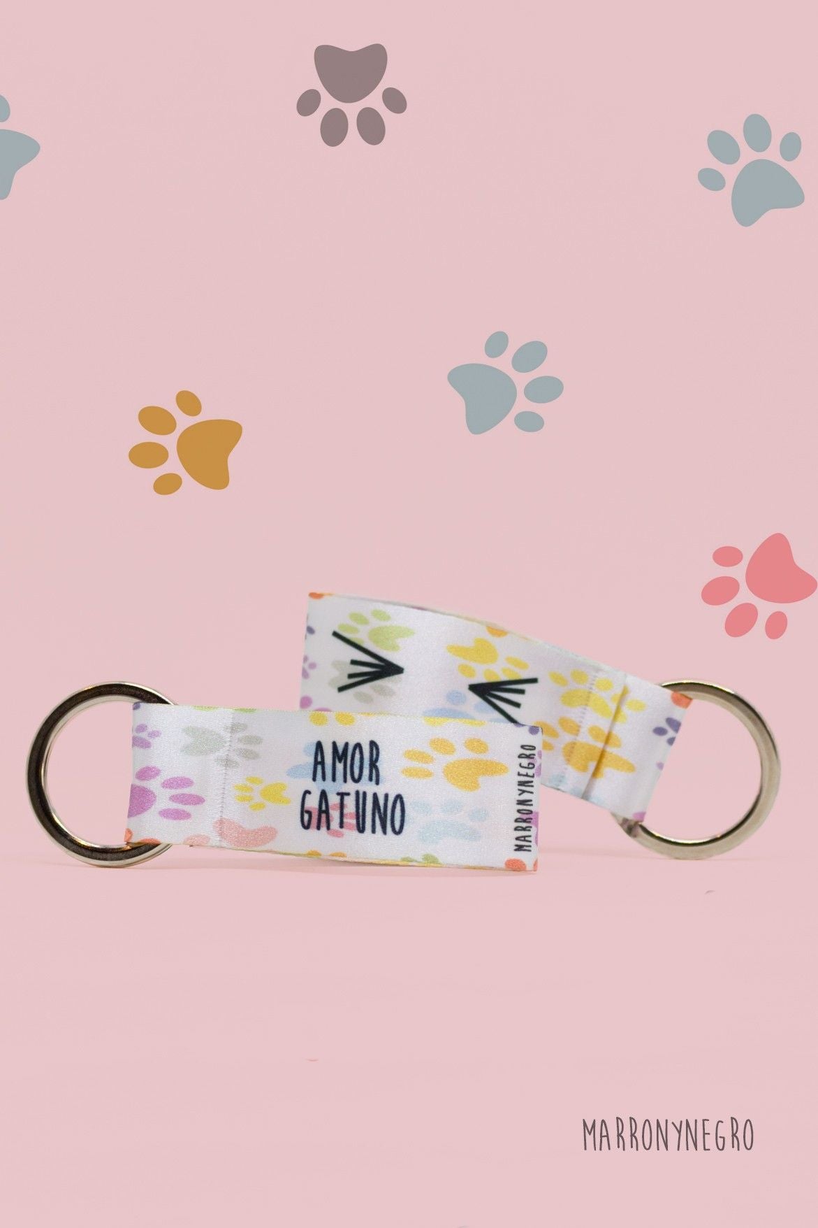 Llavero Amor Gatuno