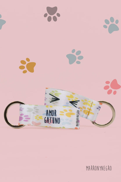 Llavero Amor Gatuno