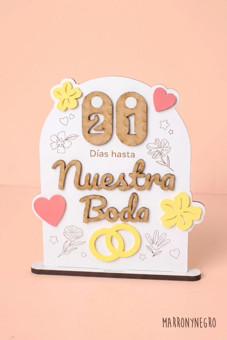 Cuenta Atrás Boda Blanco