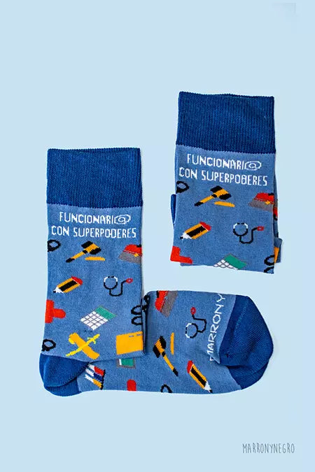 Calcetines Funcionario con superpoderes
