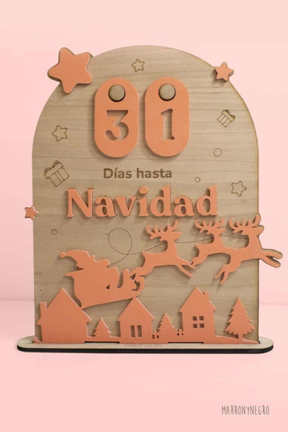 Cuenta Atrás Navidad Metacrilato