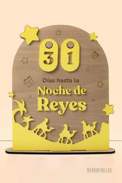 Cuenta atrás Reyes Magos Metacrilato