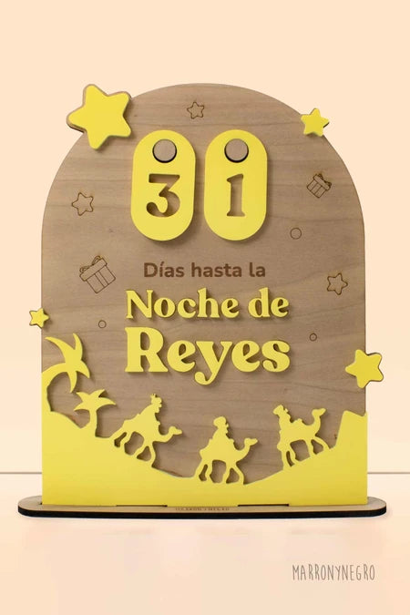 Cuenta atrás Reyes Magos Metacrilato
