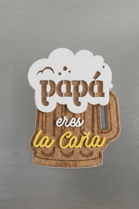Imán Papá eres la caña