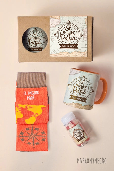 Pack Taza El Mejor Papá del Mundo