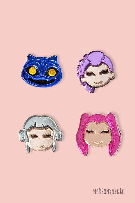 Pendientes Mini Guerreras K-Pop - Rumi