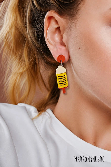 Pendientes Metacrilato Mikolapiz