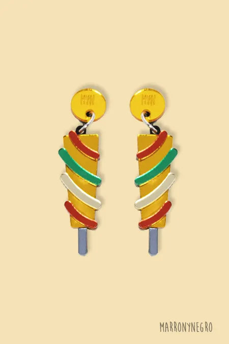 Pendientes Metacrilato Pirulo