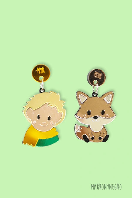 Pendientes Metacrilato El Principito