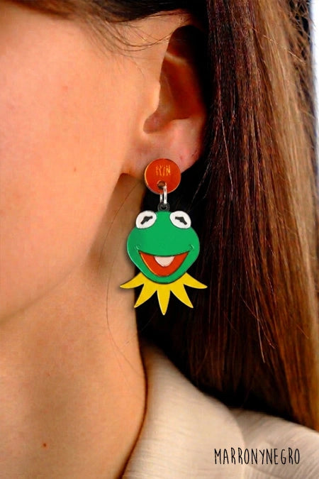 Pendientes Metacrilato Rana Gustavo