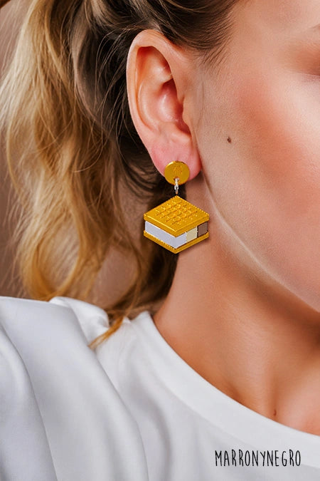 Pendientes Metacrilato Sandwich