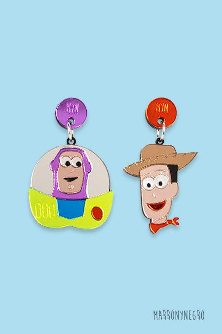 Pendientes Metacrilato Toy Story