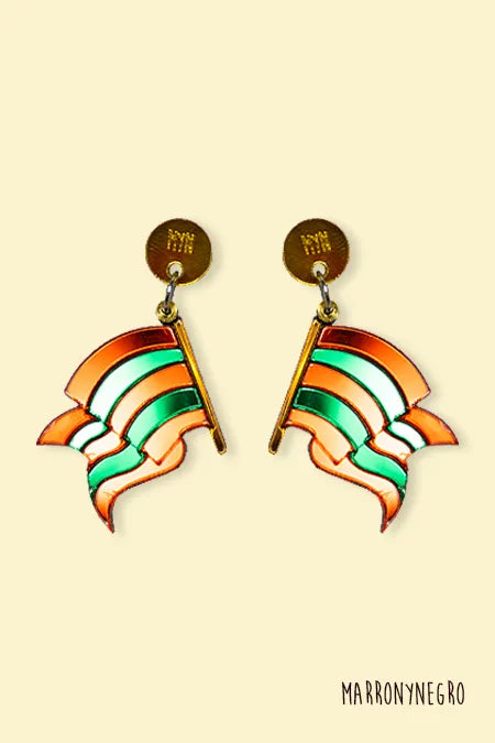 Pendientes Metacrilato Pendones de León