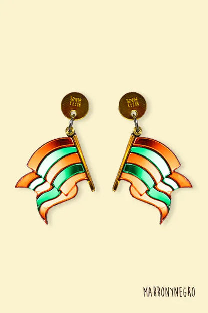 Pendientes Metacrilato Pendones de León
