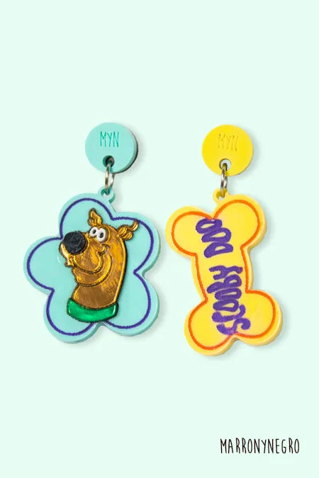 Pendientes Metacrilato Halloween - Scooby Doo