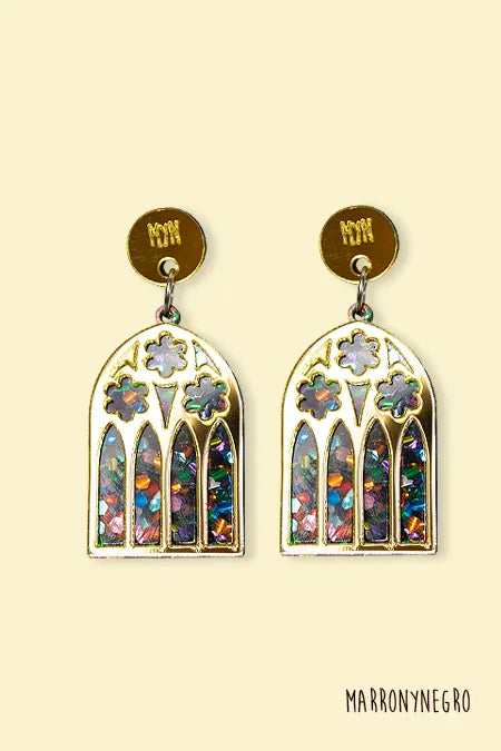Pendientes Metacrilato Vidrieras