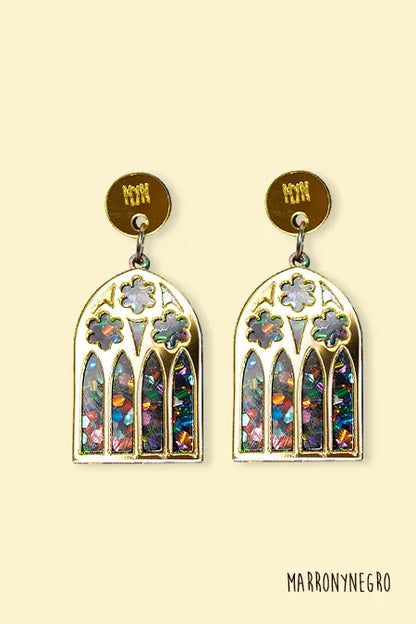Pendientes Metacrilato Vidrieras