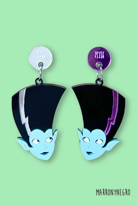 Pendientes Metacrilato Halloween - Pajareria Transilvania