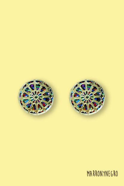 Pendientes Mini Rosetón