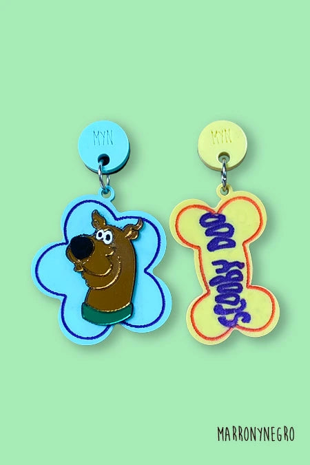 Pendientes Metacrilato Halloween - Scooby Doo