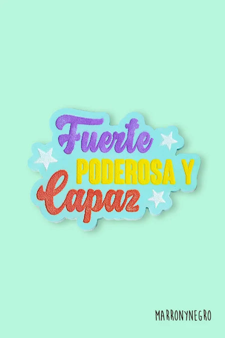 Pin Fuerte, Poderosa y Capaz