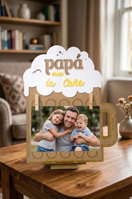 Portafotos Papá eres la caña