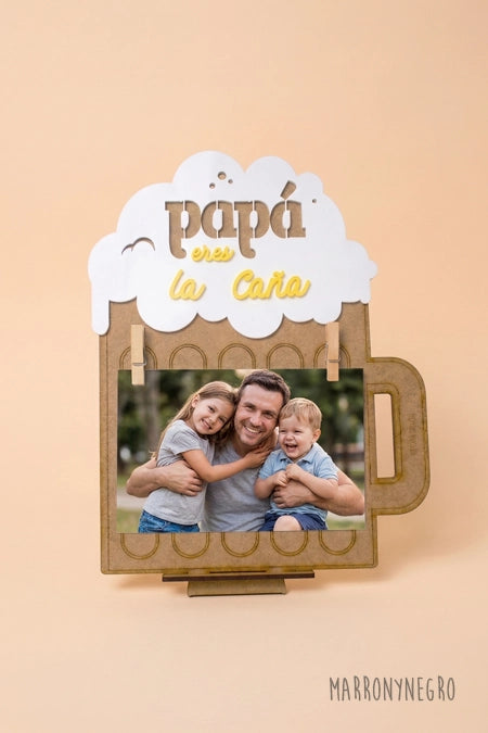 Portafotos Papá eres la caña