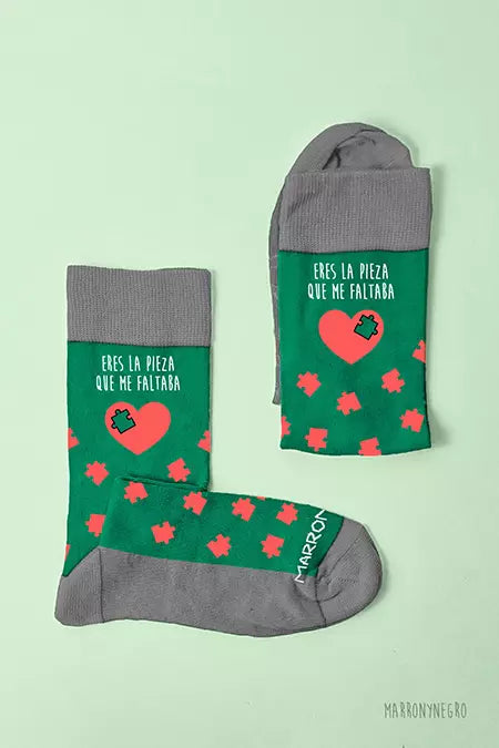 Calcetines Eres La Pieza Que Me Faltaba
