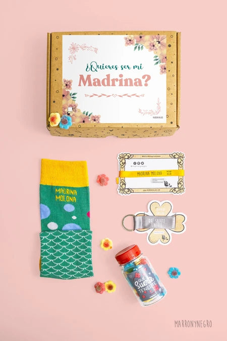 Pack ¿Quieres Ser Mi Madrina?