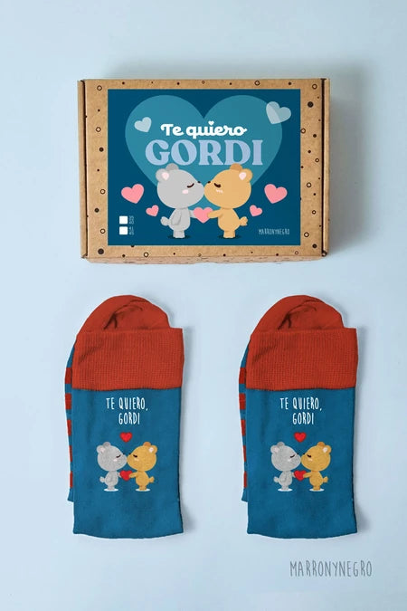 Pack 2 Calcetines Te Quiero Gordi