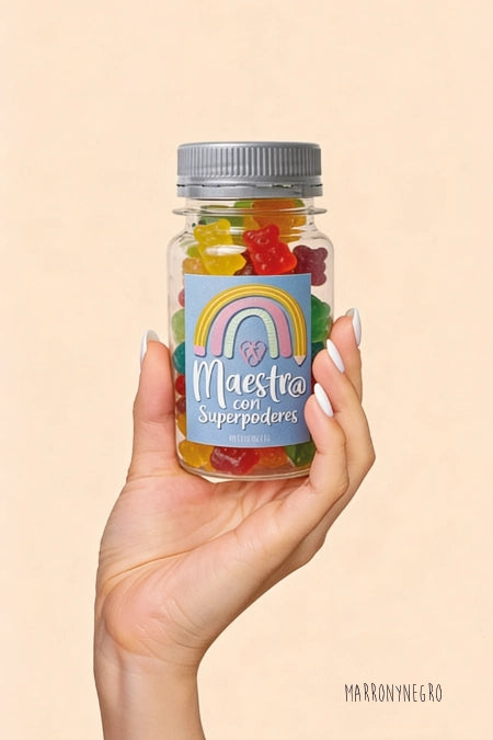 Pack Taza Maestr@ Con Superpoderes