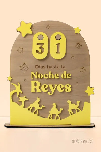 Cuenta atrás Reyes Magos Metacrilato