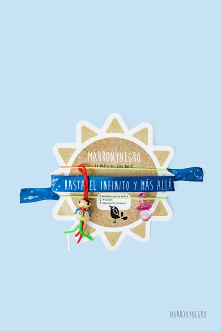 Pack 3 Pulseras de la Suerte Hasta el infinito y más allá