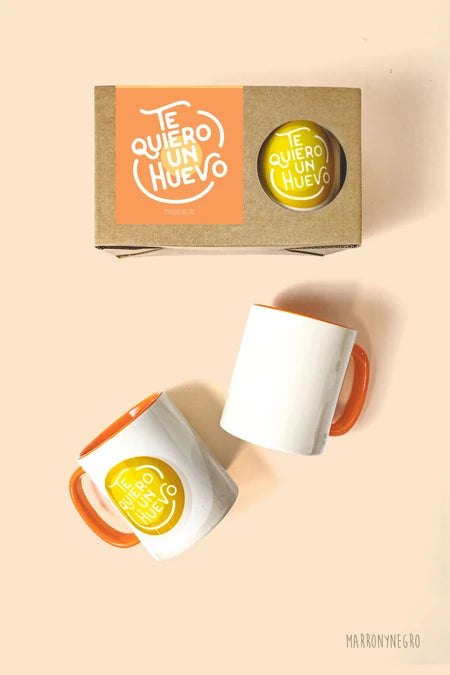 Pack 2 Tazas Te Quiero Un Huevo