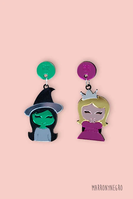 Pendientes Metacrilato Wicked