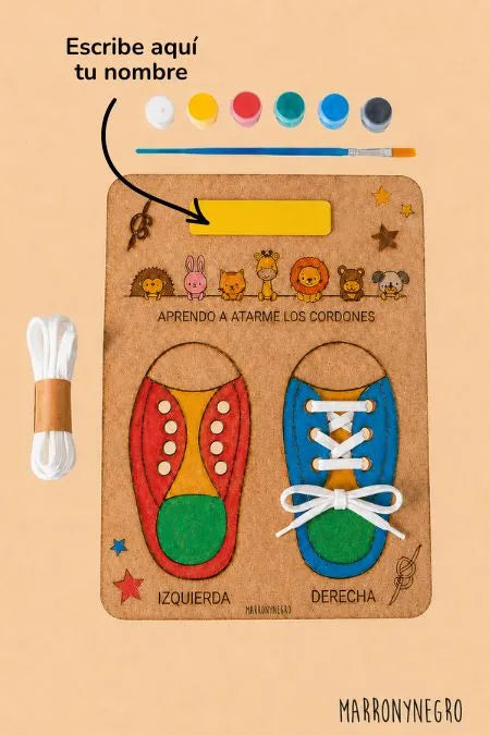 Juego Para Aprender a Atarse Los Cordones