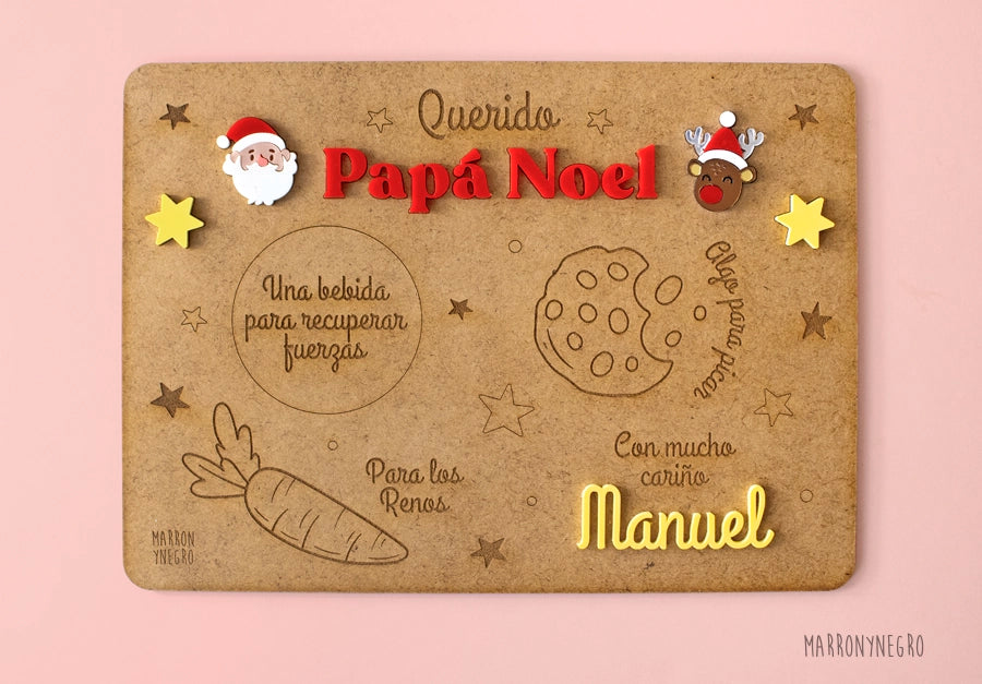 Bandeja Papá Noel de Marronynegro