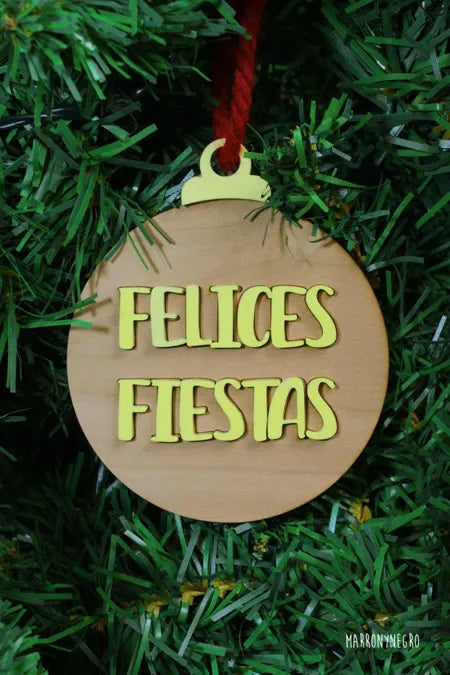 Bola de Navidad Felices fiestas