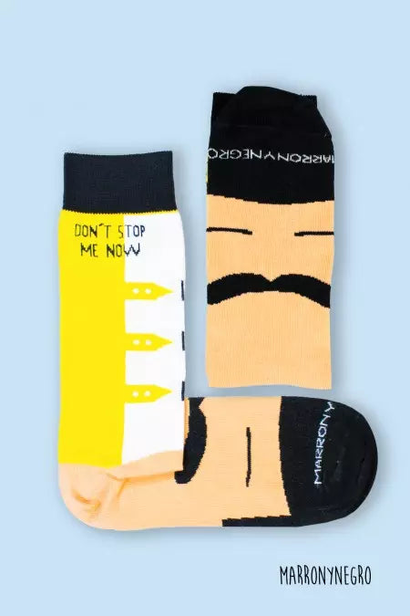Calcetines Freddie Mercury - "Don´t stop me now"